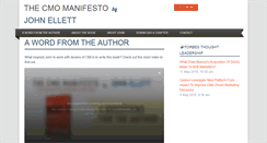 Desktop Screenshot of cmomanifesto.com
